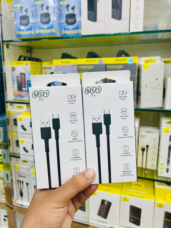 Qcy USB to Type C data cables