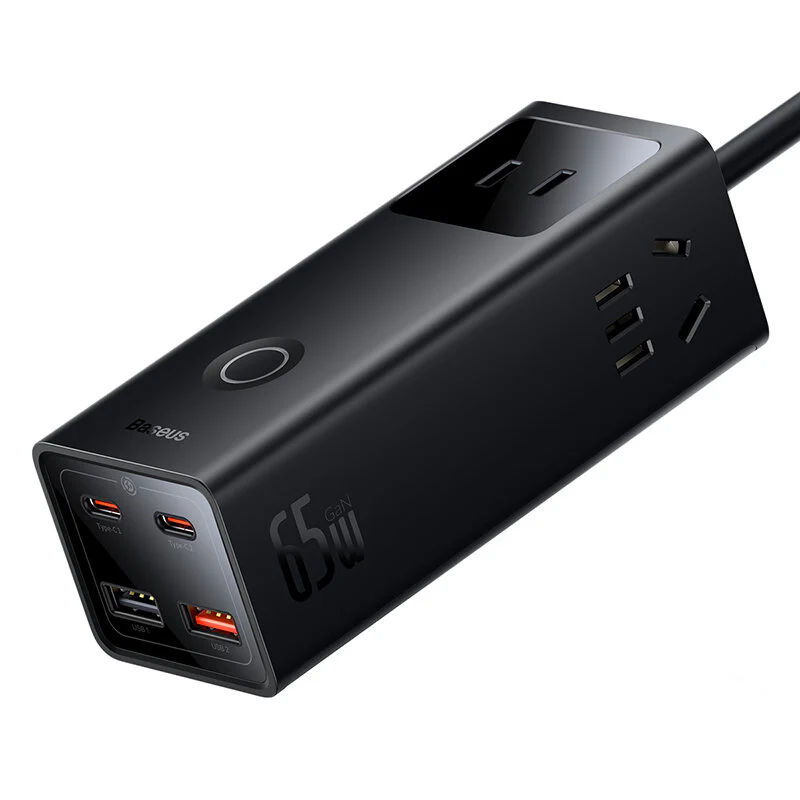 Baseus GaN 3 Pro 7 Ports Power Strip 65W