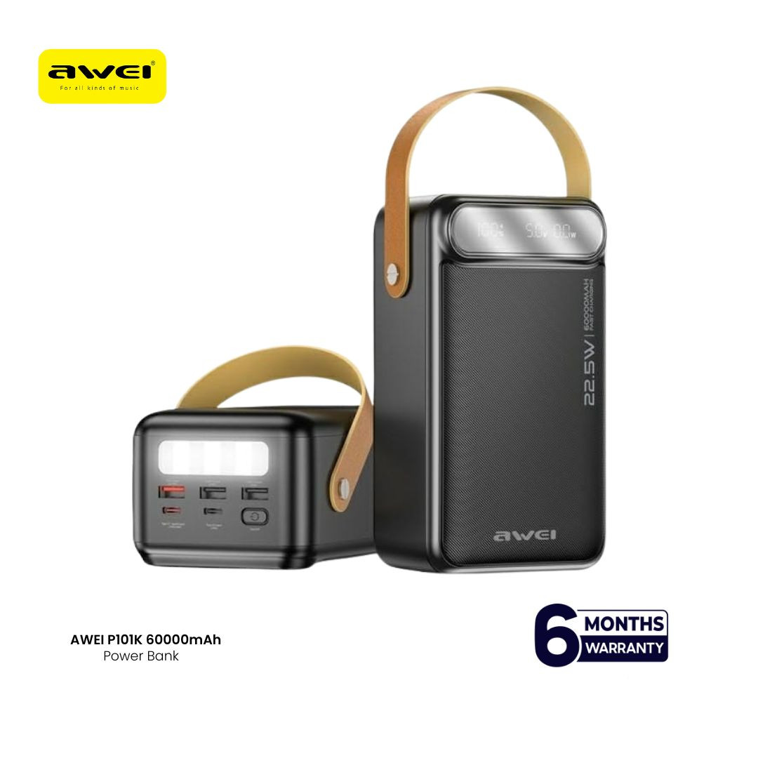 Awei P101K 60000mAh 22.5W Fast Charging Power