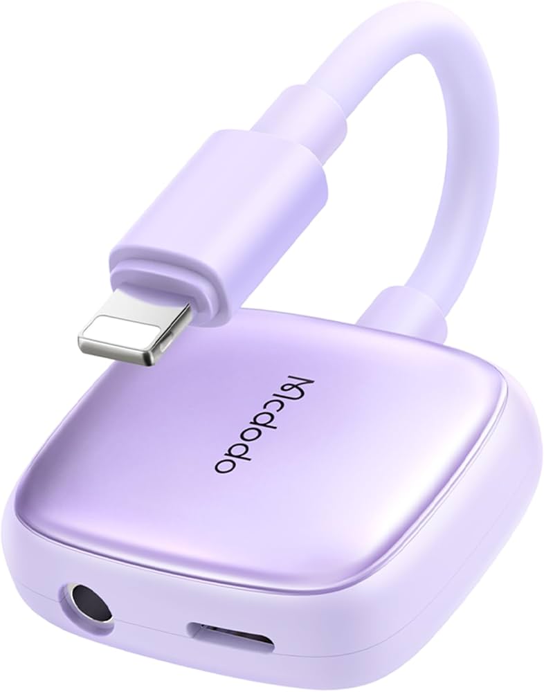 Mcdodo CA-2741 2 in 1 Lightning Audio Adapter