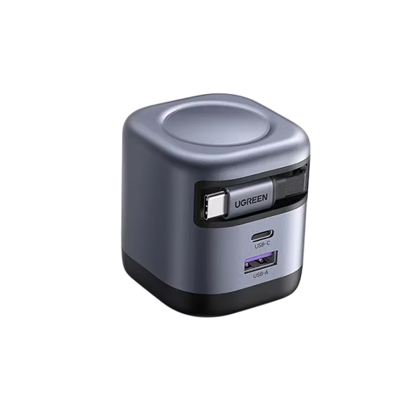 UGREEN 65W GaN Fast Charger with Retractable Cable