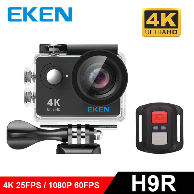 EKEN H9R Action Camera + Remote + All Accessories
