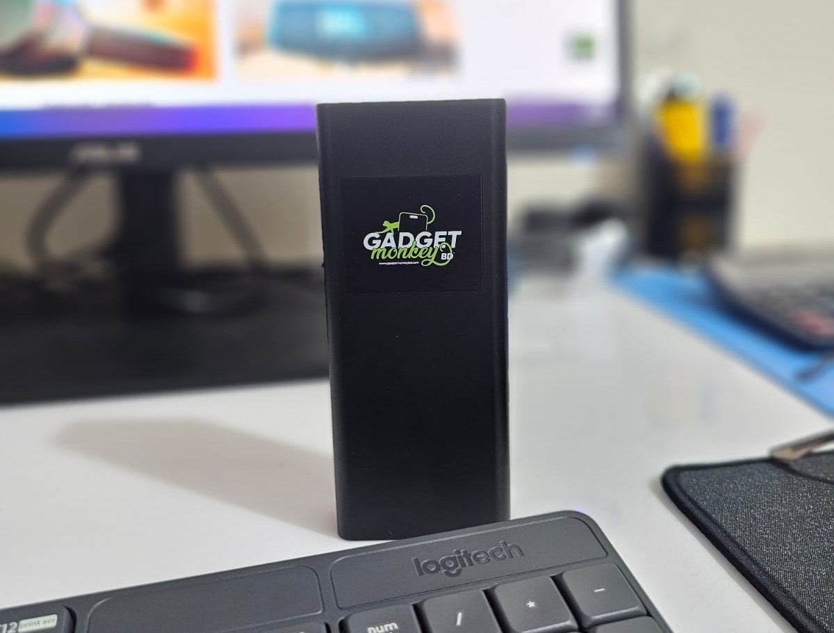 Baseus Adaman Metal 22.5W Power Bank 20000 mAh with GMBD Brand Logo.