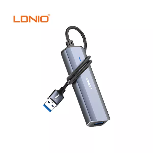 Ldnio Ds-114u USB-a to USB-a 4-in-1 Hub Adapter (1.2m)