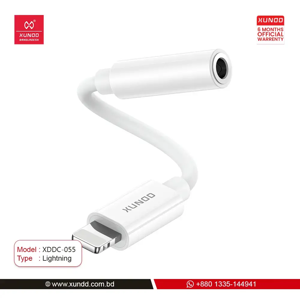 Xundd Lightning to 3.5mm Audio Converter (XDDC-055)