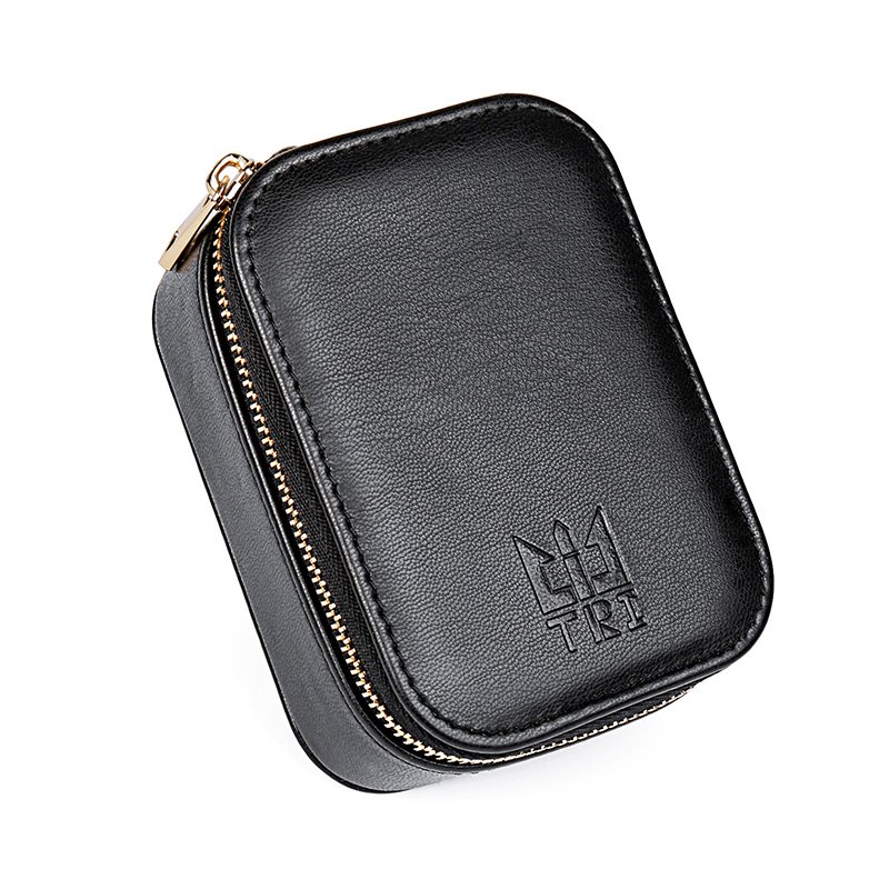 TRI Xuanwu CasePU Large Zippered Earphone Storage Case