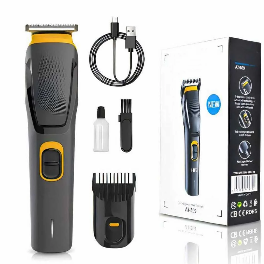 HTC Rechargeable Beard Trimmer for Men (AT-509)