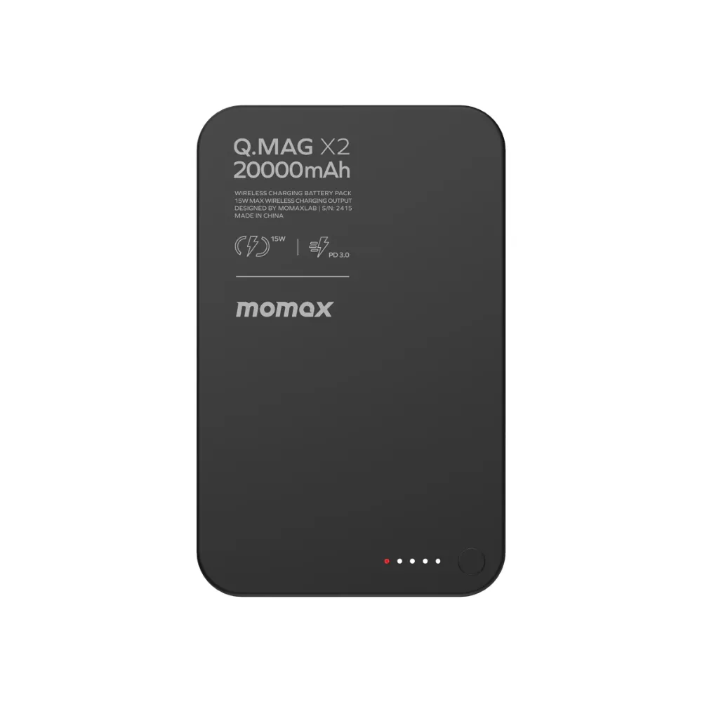 Momax Q.Mag X2 MagSafe Wireless Fast Power Bank 20000mAh
