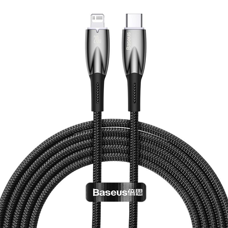 Baseus Glimmer Series Type-C to Lightning iP 20W Fast Charging Data Cable 1m