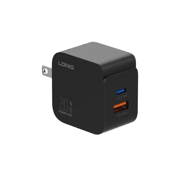 LDNIO Q1 PD 20W Dual Port Charger Set