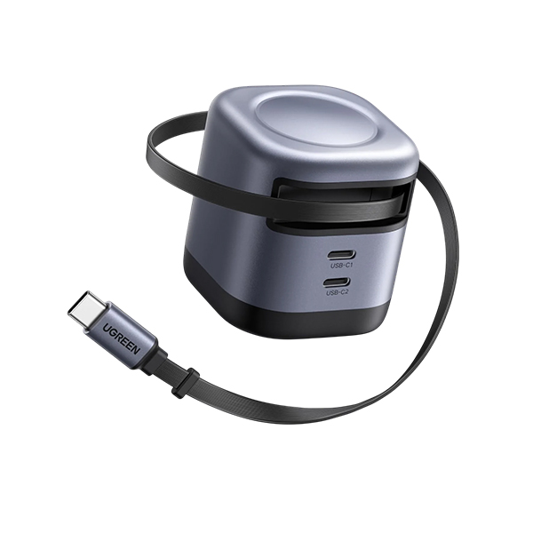 UGREEN Nexode 45W USB-C Charger with Retractable Cable