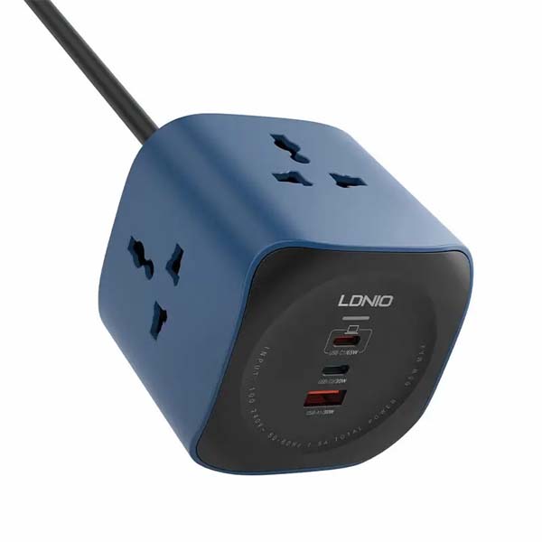 Ldnio SC3319 6 in 1 65W 2500W Cube Power Socket