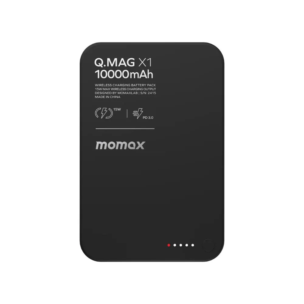 Momax Q.Mag X1 MagSafe Wireless Fast Power Bank 10000mAh