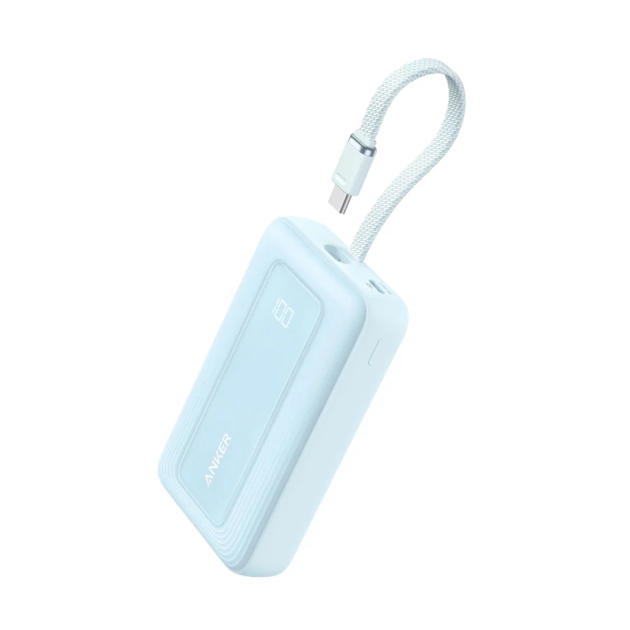 Anker Zolo 10000mAh 30W Power Bank with Built-in Type-C Cable