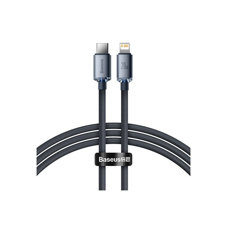 Baseus Crystal Shine Series Fast Charging Data Cable Type-C to Lightning 20W