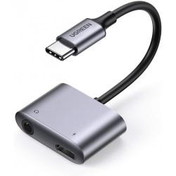 Ugreen type C to 3.5mm Headphone and Charger Adapter (CM231) - Converters | Gadget Monkey BD