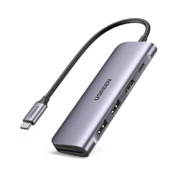 UGREEN CM195 6-in-1 USB Type-C Hub - Hubs & Docks | Gadget Monkey BD