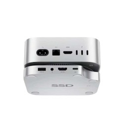PULWTOP Mac Mini M4/M4 Pro Hub Stand Dock with M.2 SSD Enclosure - Hubs & Docks | Gadget Monkey BD