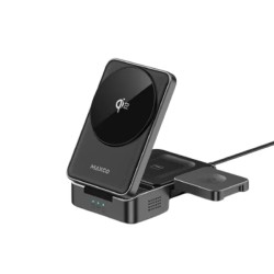 Maxco MW13 Qi2 3-in-1 Magnetic Wireless Charger - Wireless Charger | Gadget Monkey BD