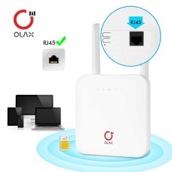 OLAX AX6 Pro 4G LTE WiFi Router With Sim Card Slot - Peripherals | Gadget Monkey BD
