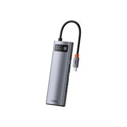 Baseus Metal Gleam Series 8-in-1 Multifunctional Type-C HUB Docking Station - Peripherals | Gadget Monkey BD