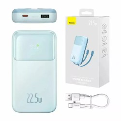 Baseus Comet Series 22.5W 20000mAh Dual Cable Digital Display Power Bank - Power & Accessories | Gadget Monkey BD