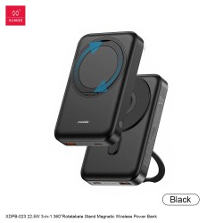 Xundd XDPB-023 22.5W 3in1 Rotatable 360 Stand Magnetic Wireless Power Bank - Powerbank | Gadget Monkey BD