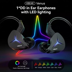 Kbear Venus CG01 RGB Type C Earphone - Wired Earphone | Gadget Monkey BD