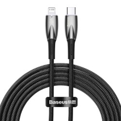 Baseus Glimmer Series Type-C to Lightning iP 20W Fast Charging Data Cable 1m - Power & Accessories | Gadget Monkey BD