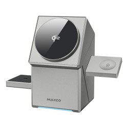 MAXCO MW11 Geometry Qi2 3in1 MagSafe Wireless Charger - Wireless Charger | Gadget Monkey BD