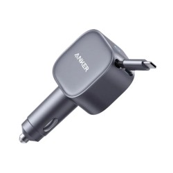 Anker Nano 75W Car Charger with Built-in Retractable USB-C Cable (A2738) - Car Charger & Accessories | Gadget Monkey BD