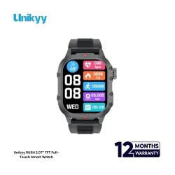 Unikyy RUSH 2.07″ TFT Full-Touch Smart Watch - Fitness & Wearable | Gadget Monkey BD