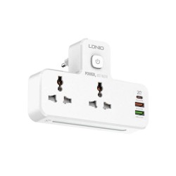 LDNIO SC2311 20W PD+QC3.0 USB Charger Extension Cord 3-Port USB Charger Extension Power Strip - Power Socket | Gadget Monkey BD