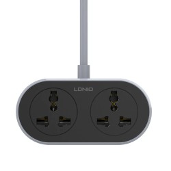 LDNIO SC2018 2 AC Outlet Universal Extension Power Socket - Power Socket | Gadget Monkey BD