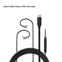 JCALLY TC08 Pro 8 Core TYPE-C 0.78mm Cable with Mic (DAC Chip) - Type-C cable | Gadget Monkey BD