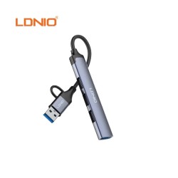 Ldnio DS-64U 4-in-1 USB/Type C Hub Adapter - Peripherals | Gadget Monkey BD