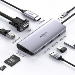 UGREEN 9 in 1 Multifunctional USB C Hub Adapter - Hubs & Docks | Gadget Monkey BD