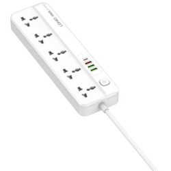 LDNIO SC5415 Power Strips 5 Way Outlet with USB Ports Power Socket - Power Socket | Gadget Monkey BD