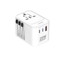 LDNIO Z9 3 USB Ports 20W GaN Travel Adapter - Power & Accessories | Gadget Monkey BD