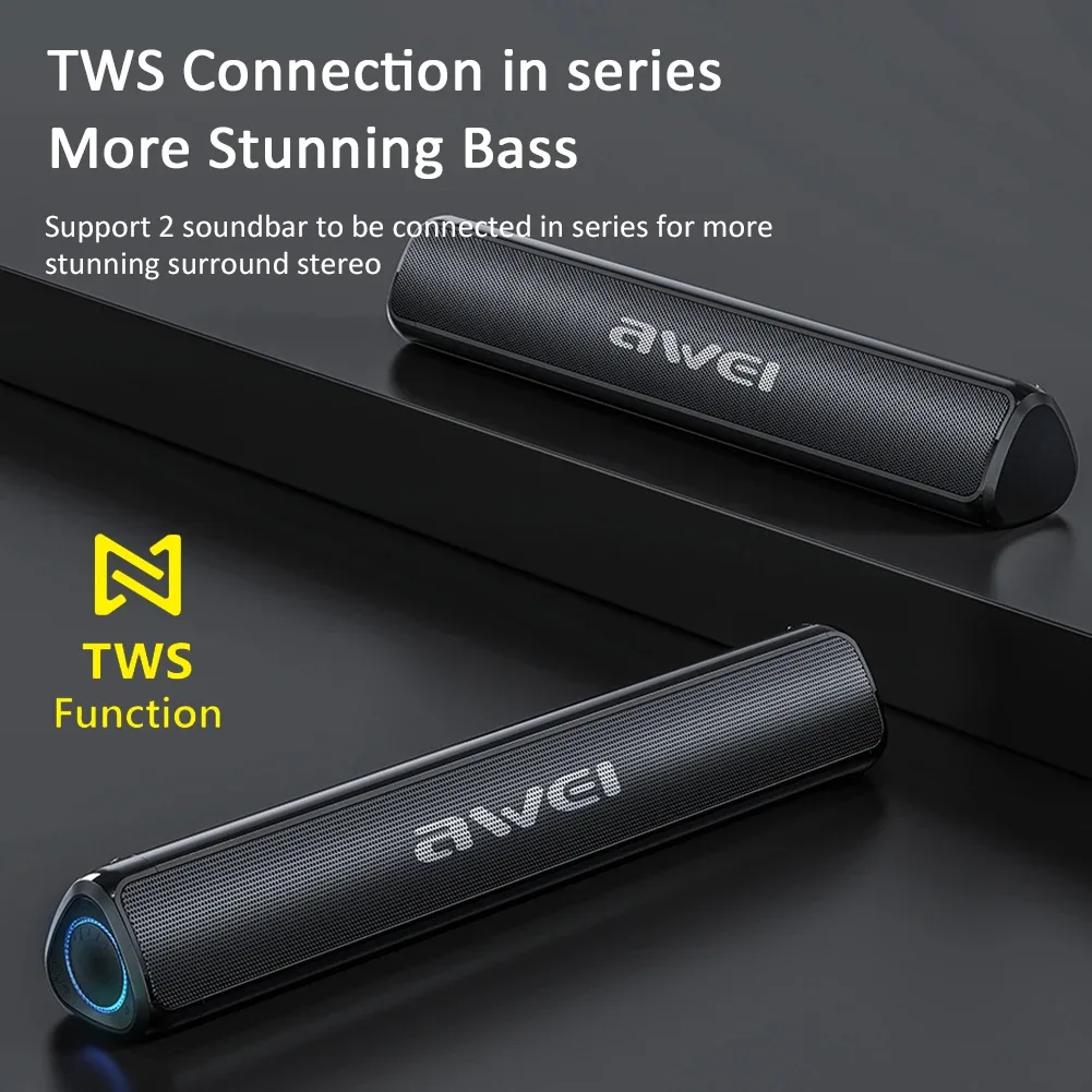 Awei Y333 Portable Bluetooth Speaker 6