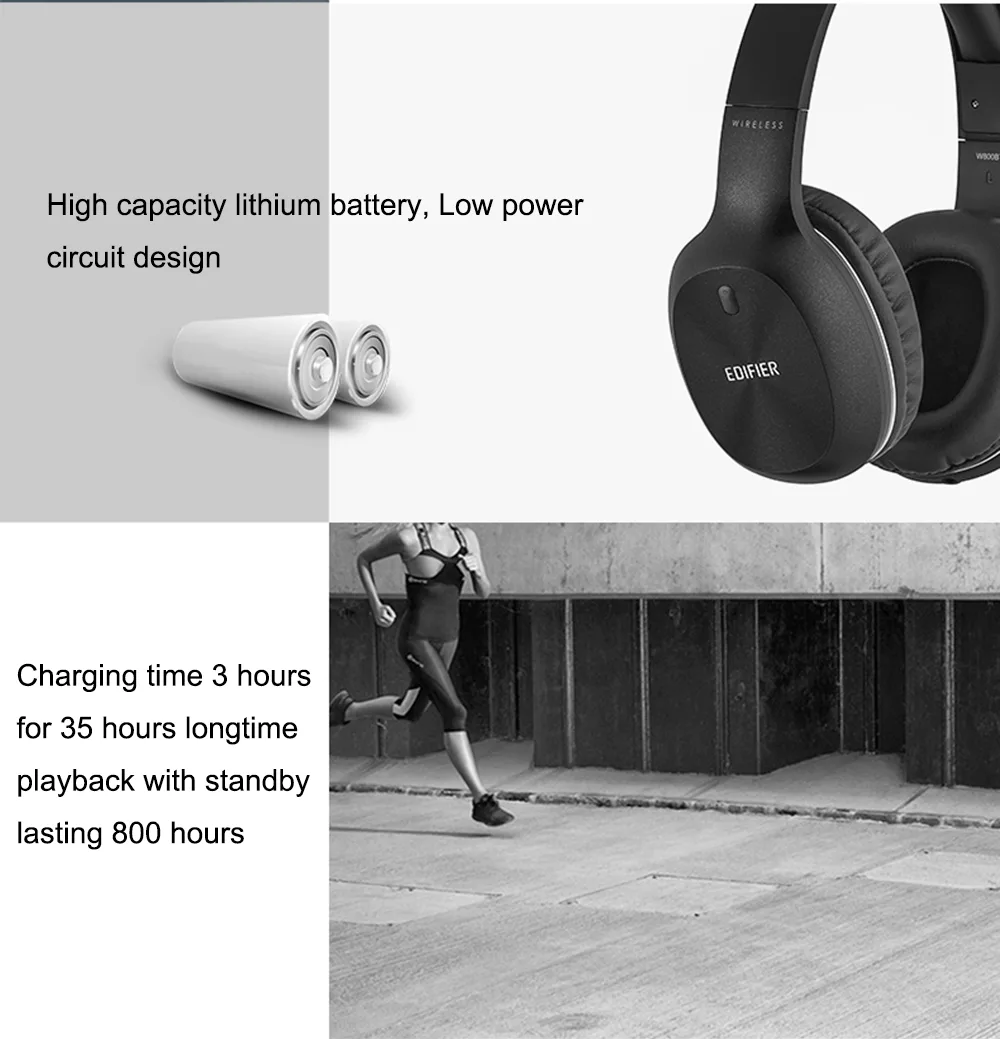 Edifier W800BT Plus Wireless Bluetooth Headphone