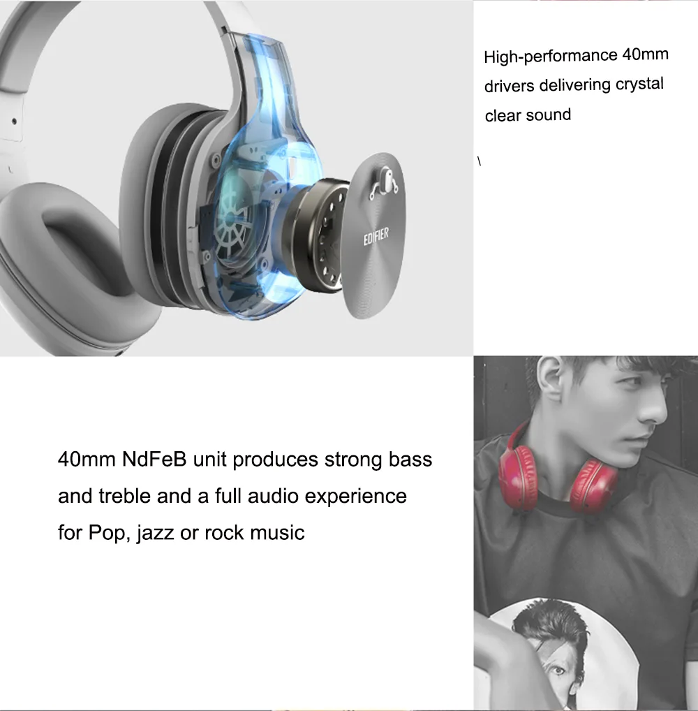 Edifier W800BT Plus Wireless Bluetooth Headphone