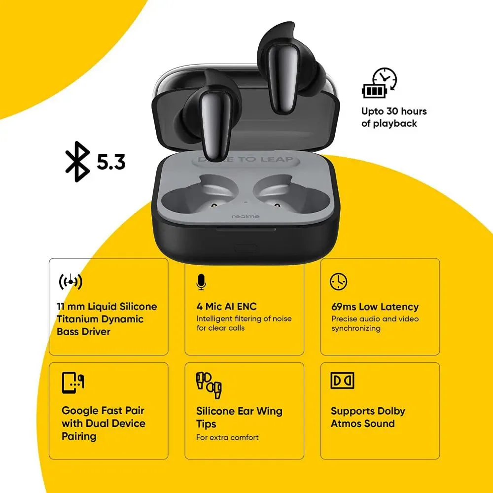 Realme Buds Air 3s Bluetooth Truly Wireless Earbuds (3)