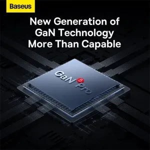 Baseus 65W USB QC.3+ DUAL PD ADAPTER WITH 100W cable