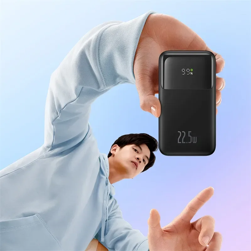 Baseus Comet Series 22.5W 20000mAh Dual Cable Digital Display Power Bank