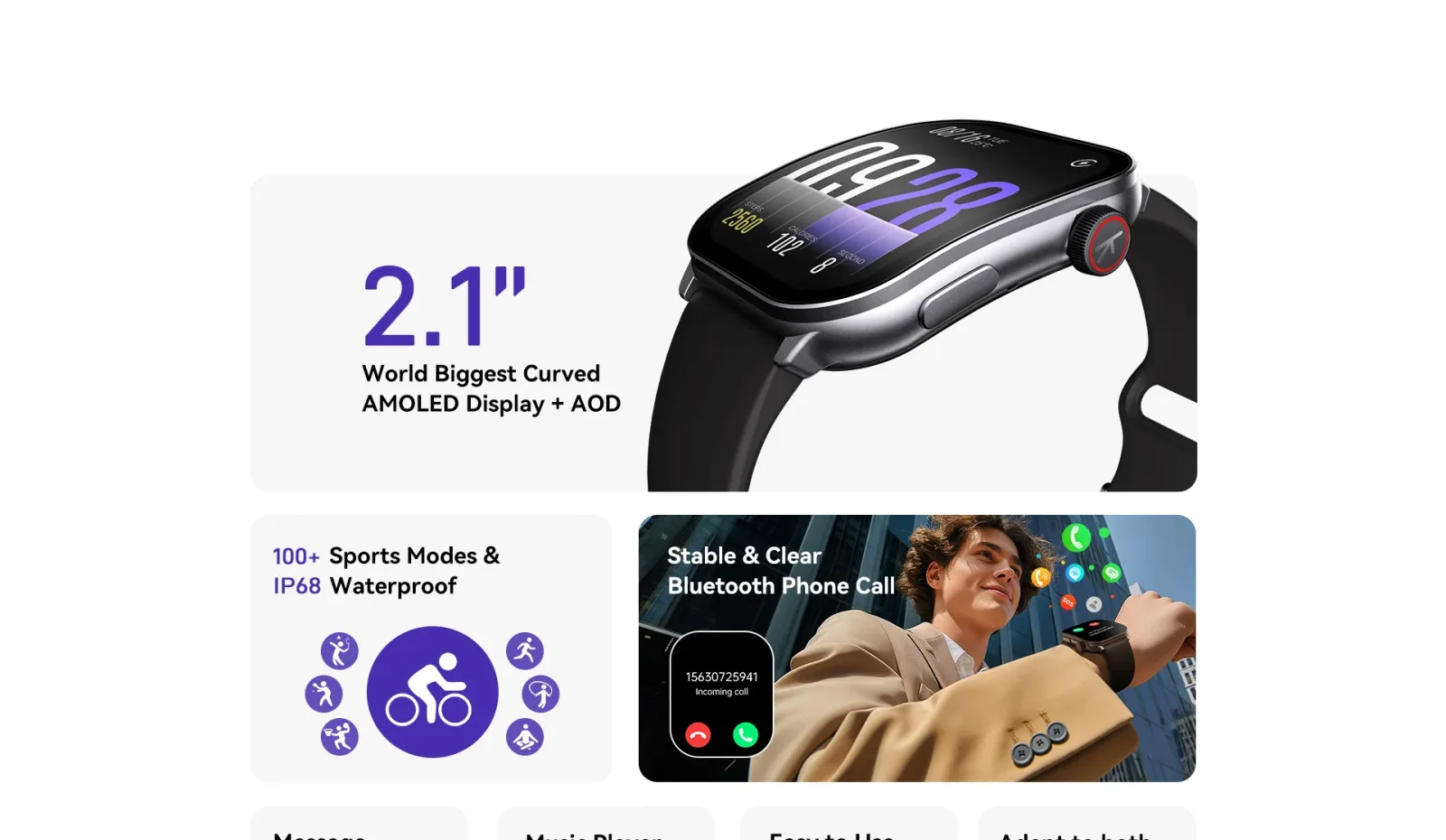 Kieslect Balance D1 Smart Watch – Smart Lifestyle, Balanced Performance
