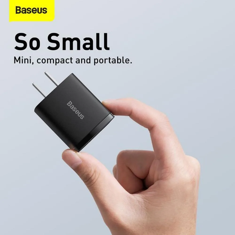 Baseus Ccxj 01 Compact Super Quick Charger Dual Port Uc 20w Cn (2)