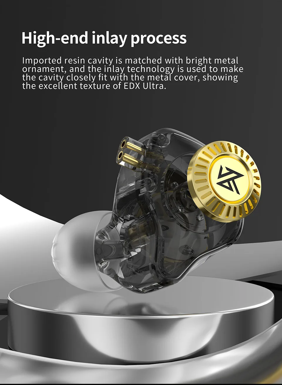 KZ EDX Ultra Professional Hi-Fi 10mm Dual Magnetic Dynamic Earphone