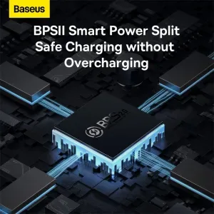 Baseus 65W USB QC.3+ DUAL PD ADAPTER WITH 100W cable