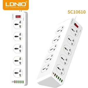 For 10 Eye UK Switched Seperate Switch for Each Eye and 6 USB Output 3.4A, Fire Retardant Body